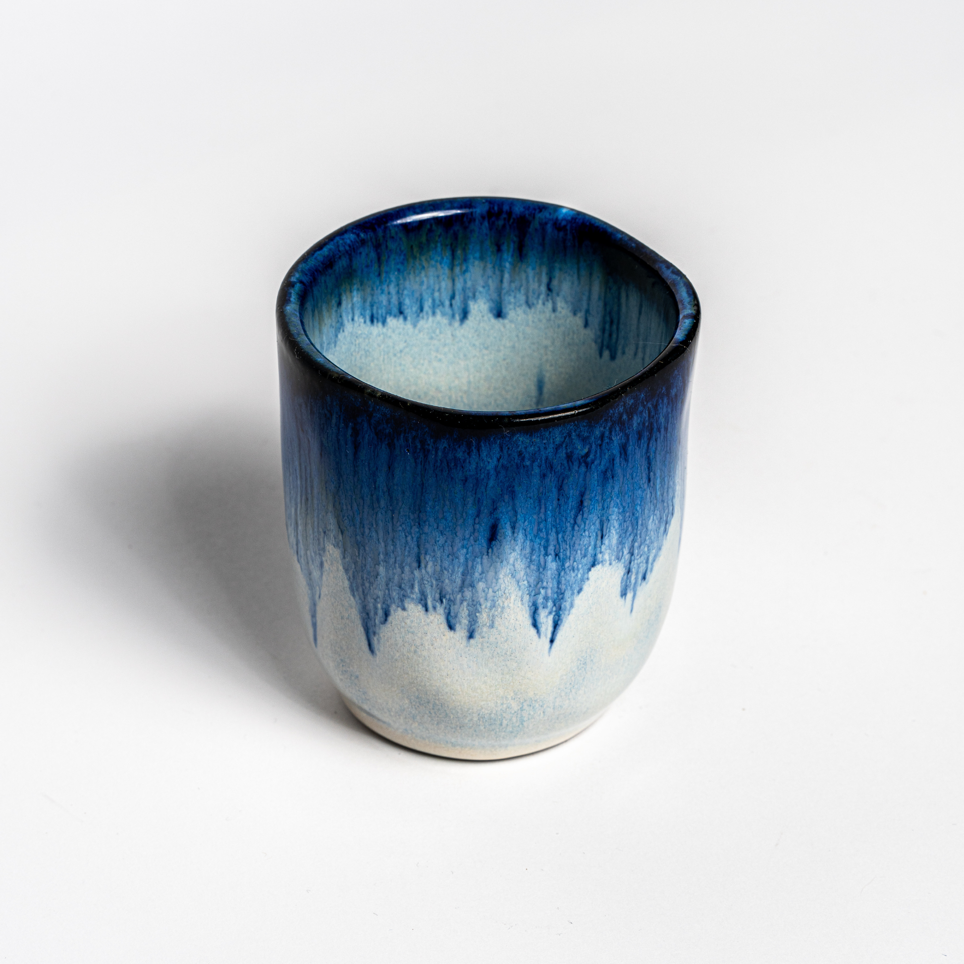Tasse moyenne - Cobalt et neige
