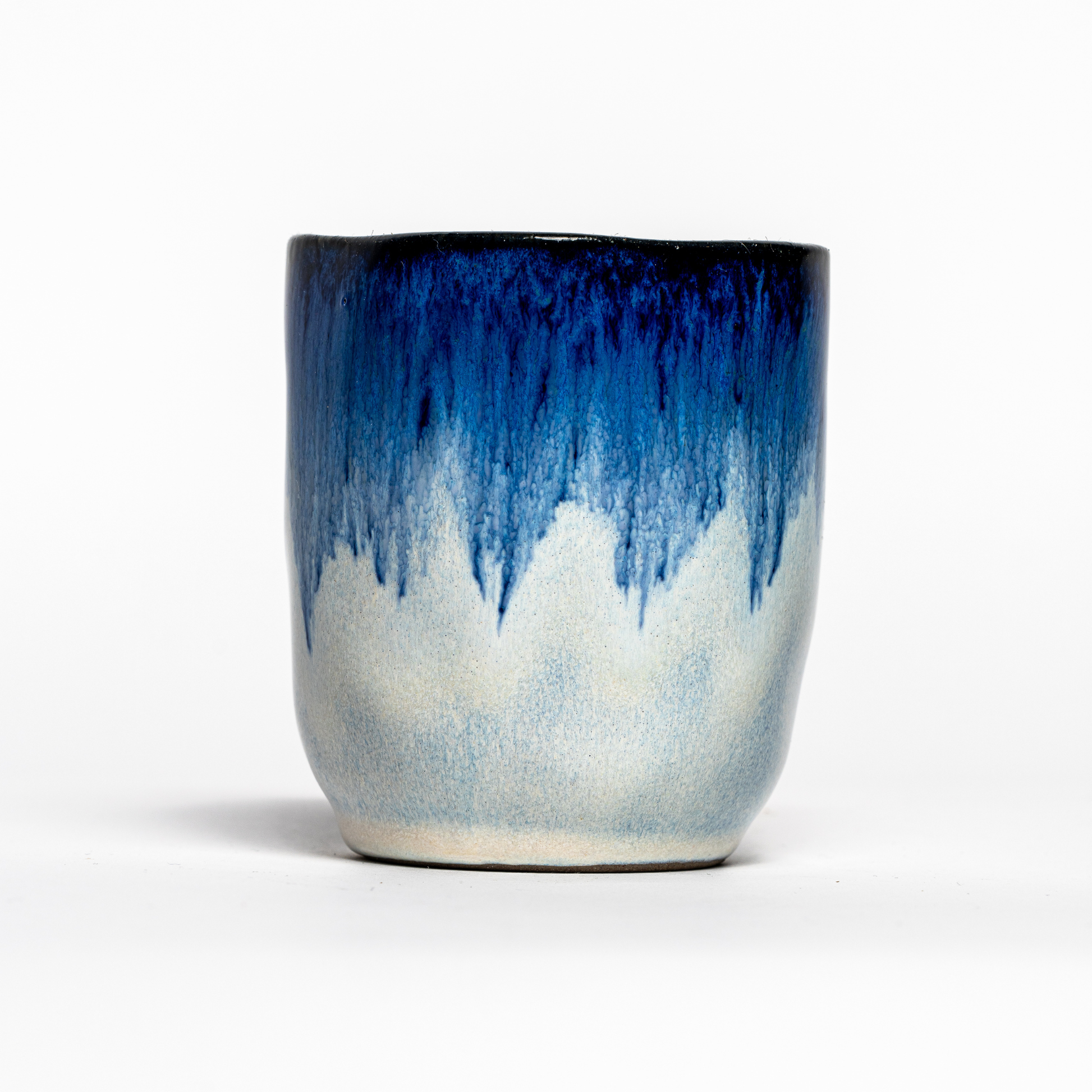 Tasse moyenne - Cobalt et neige