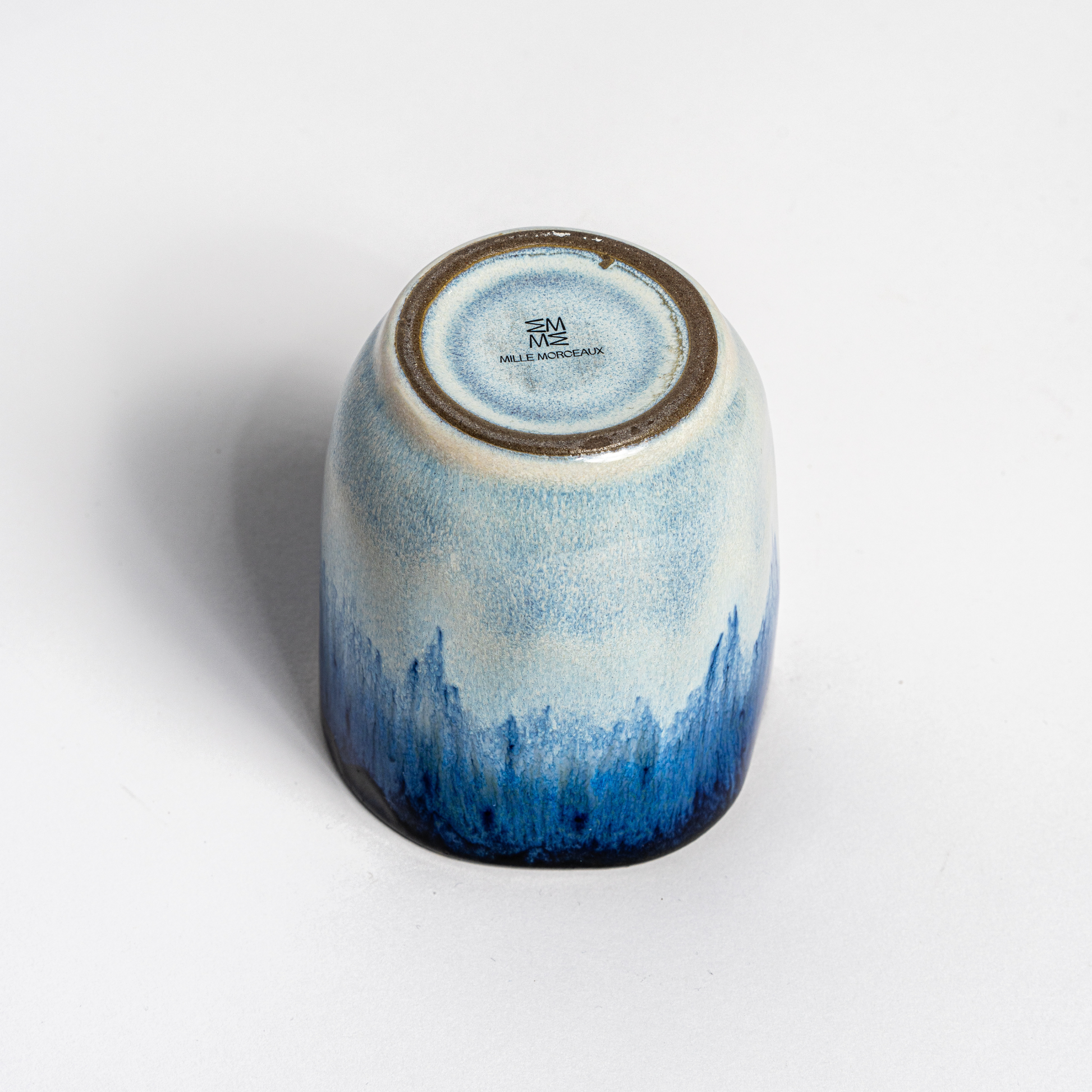 Tasse moyenne - Cobalt et neige