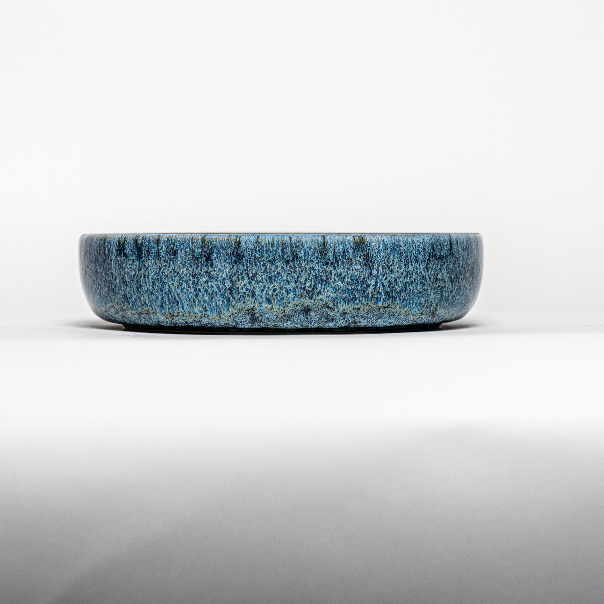 Assiette creuse - Bleu atlantique