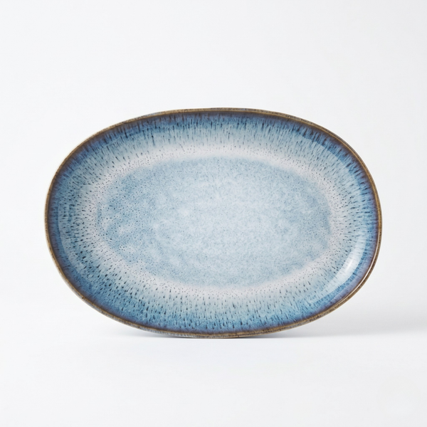 Plat de service XL – Bleu Brume