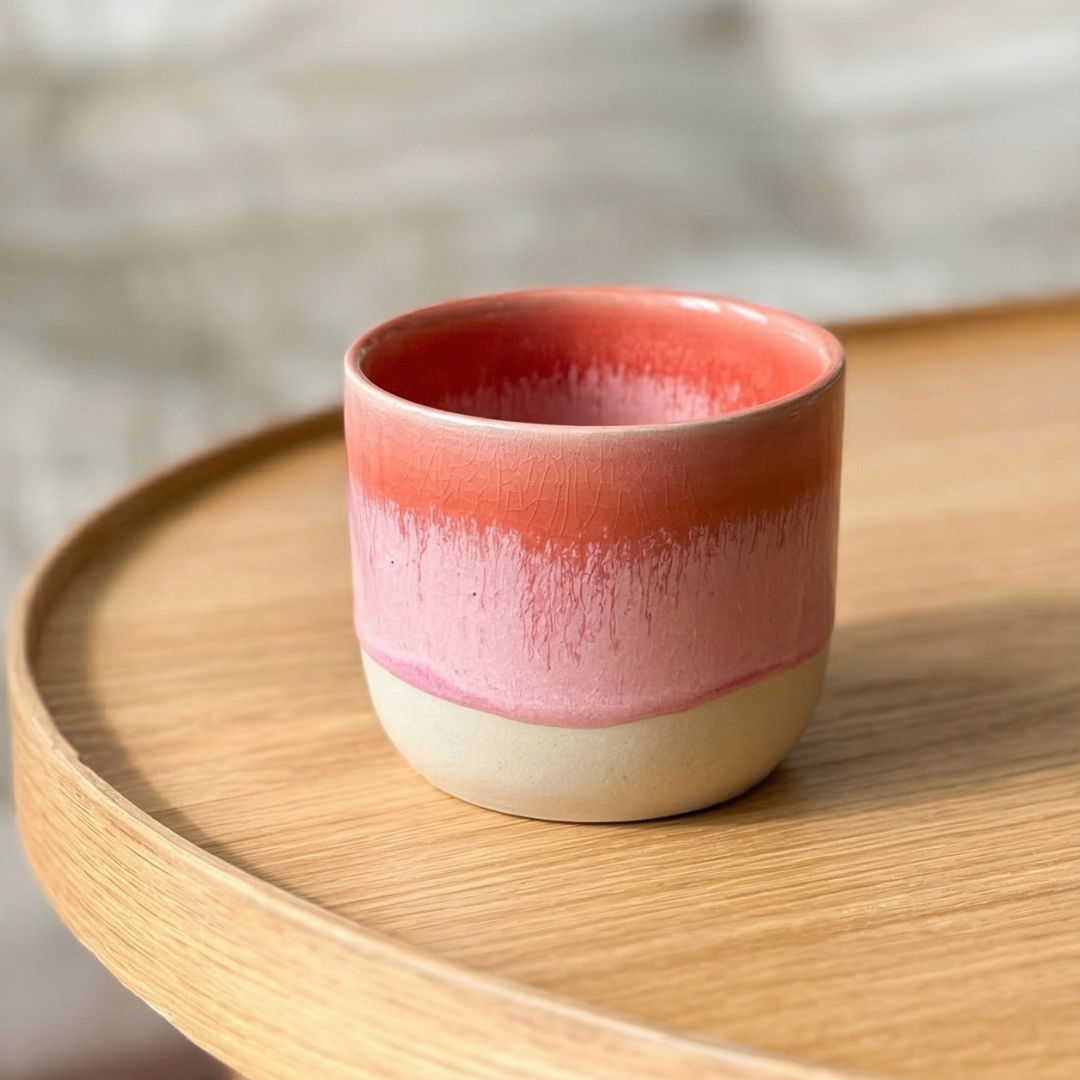 Tasse moyenne - Rose poudré