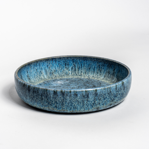 Assiette creuse - Bleu atlantique