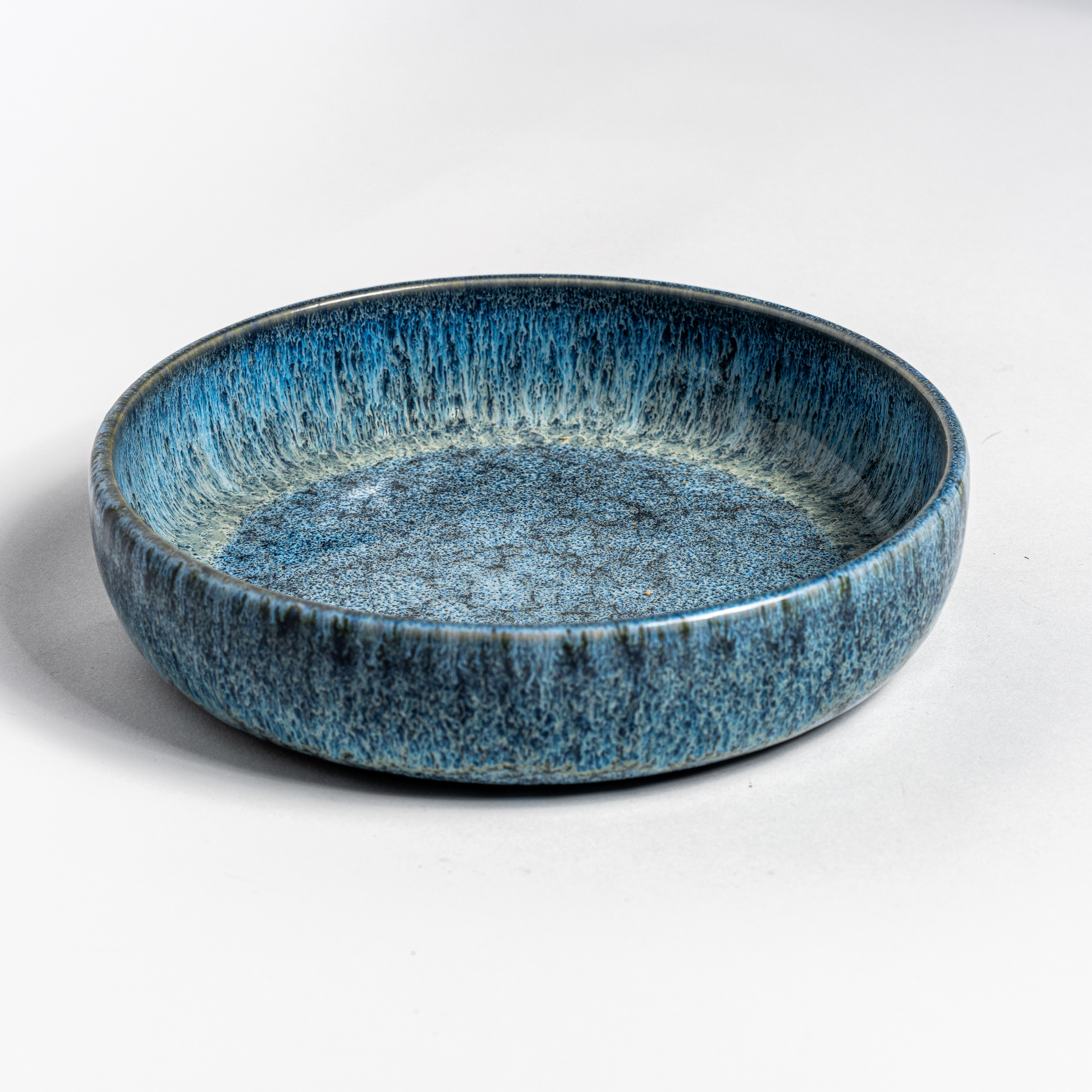 Assiette creuse - Bleu atlantique