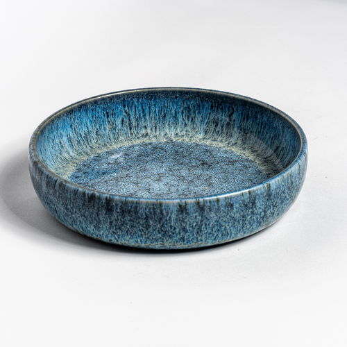 Assiette creuse - Bleu atlantique