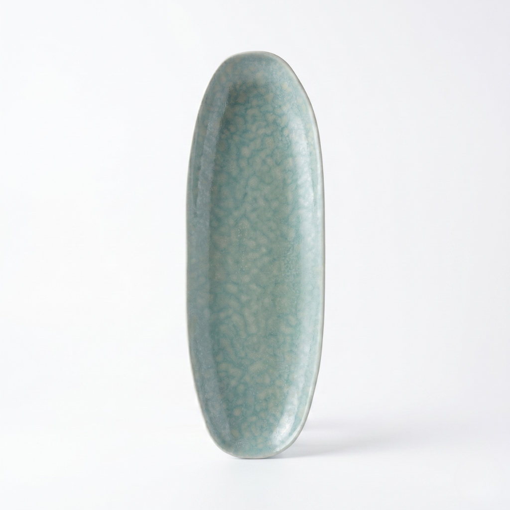 Plat de service L – Bleu Perle