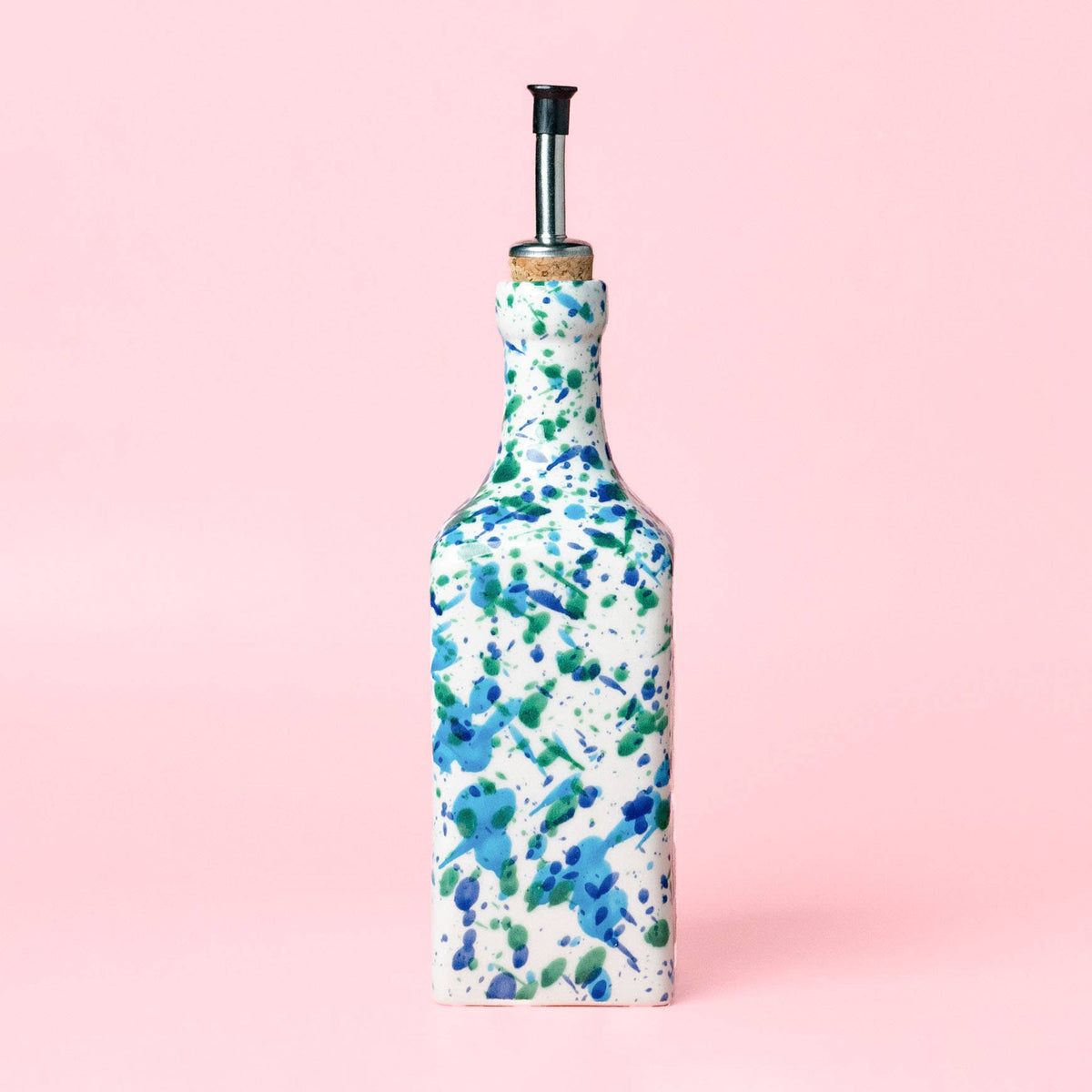 Distributeur d'huile - Corail bleu et vert