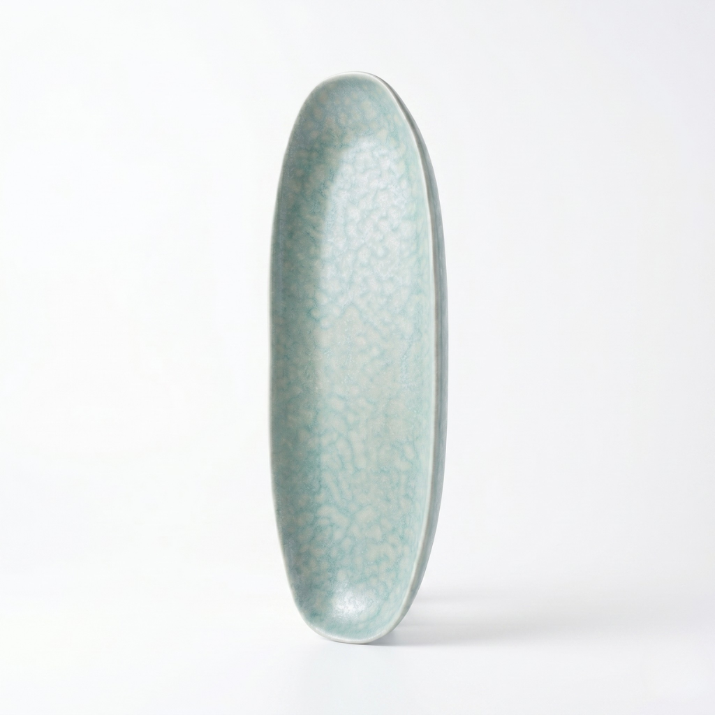 Plat de service L – Bleu Perle