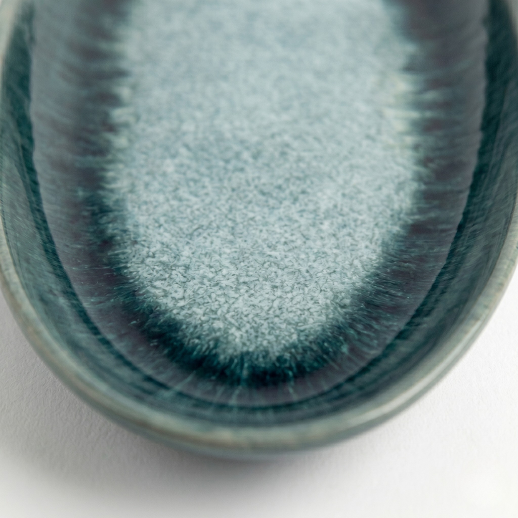 Plat de service L – Bleu Océan