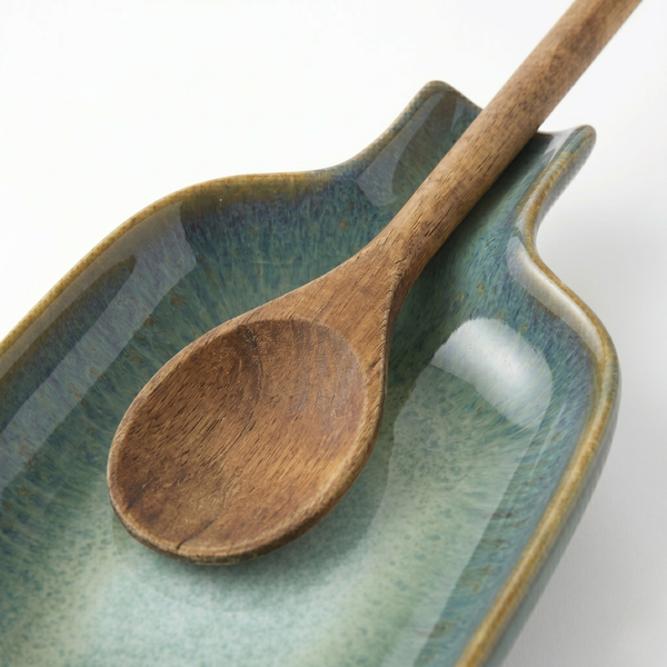 Repose-cuillère – Bleu-Vert Lagon