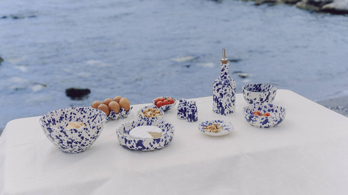 Distributeur d'huile - Bleu Perse