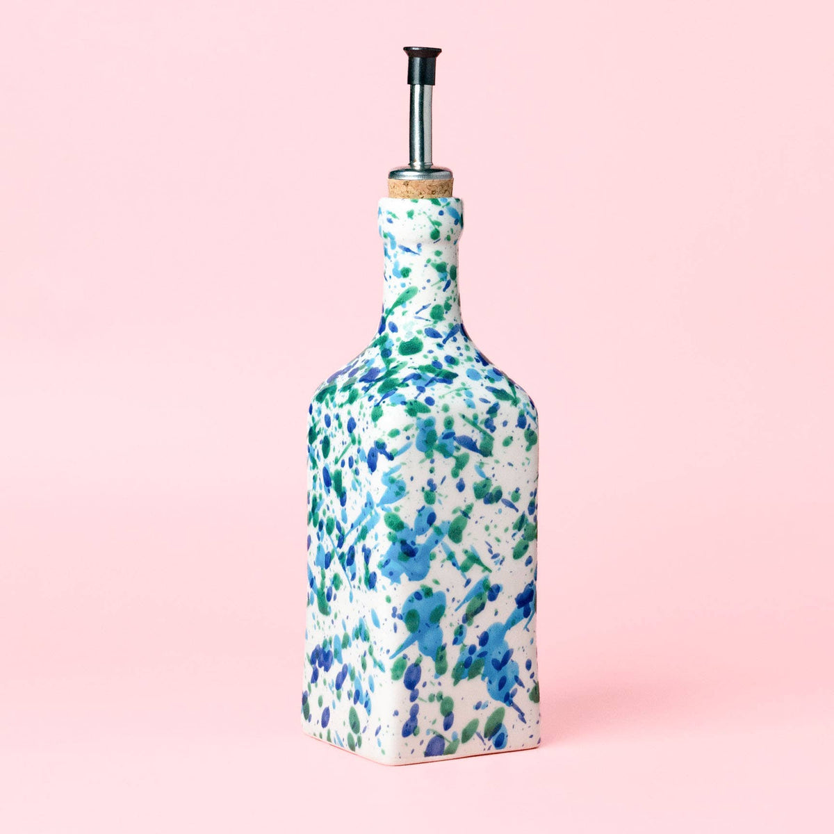Distributeur d'huile - Corail bleu et vert