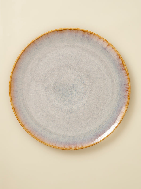 Grande assiette Amazonie - Crème
