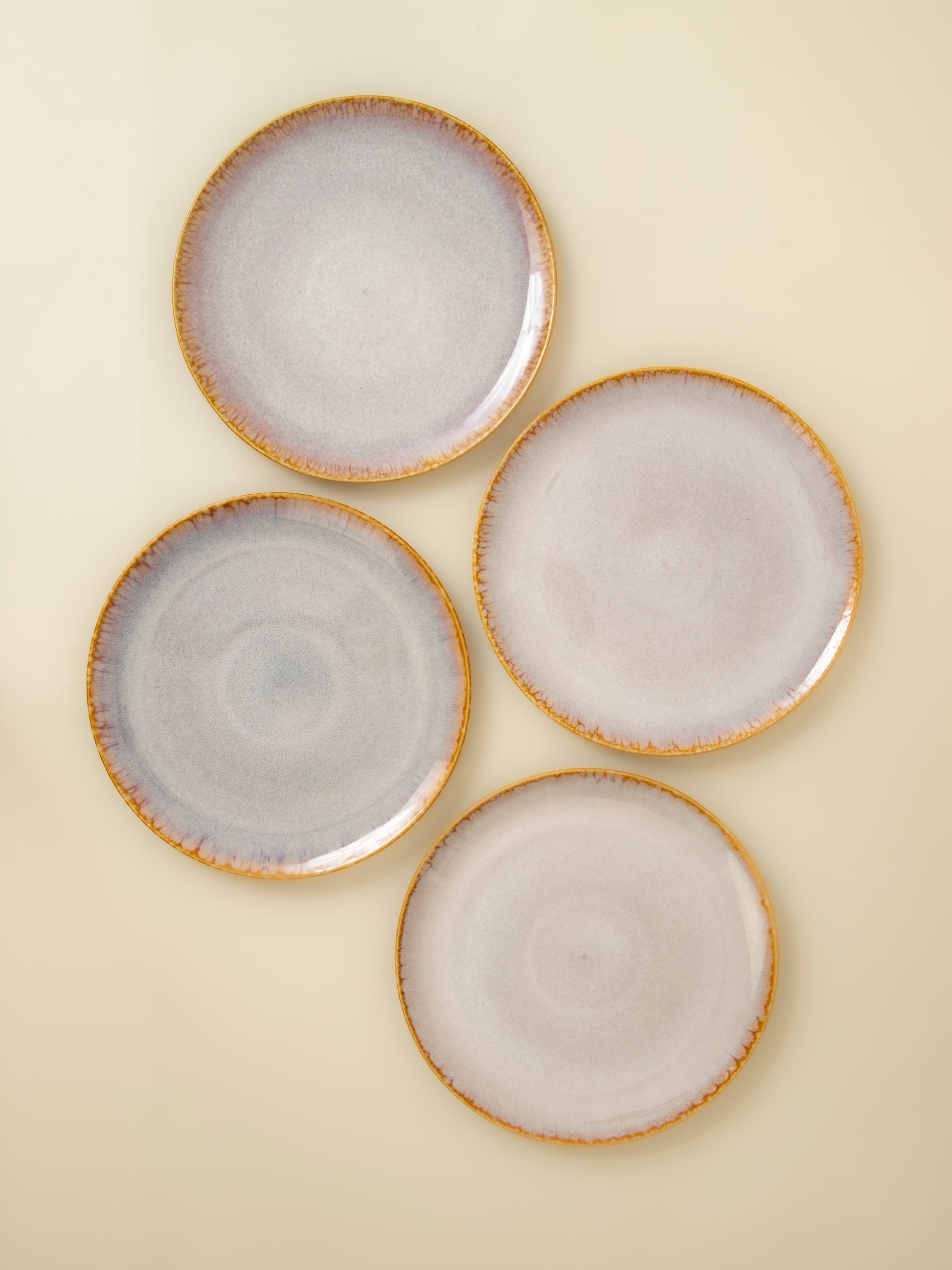 Grande assiette Amazonie - Crème