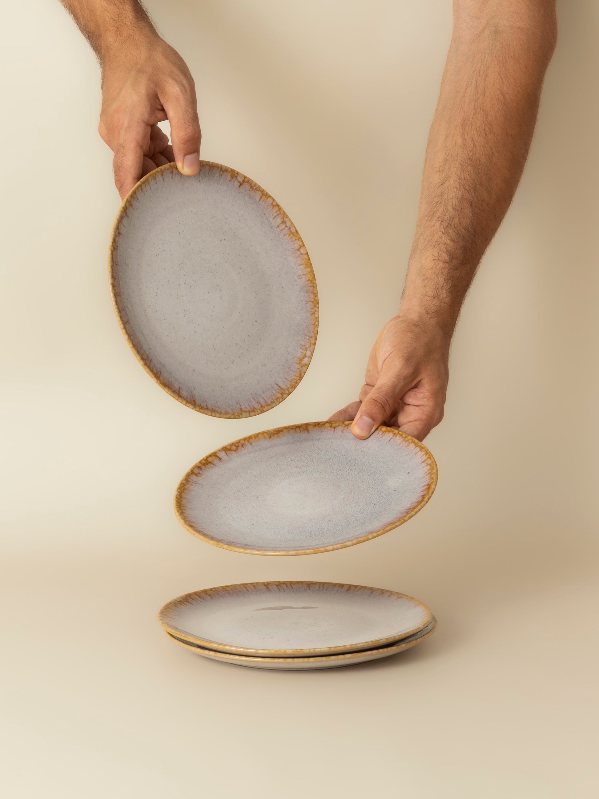 Petite assiette Amazonie - Crème