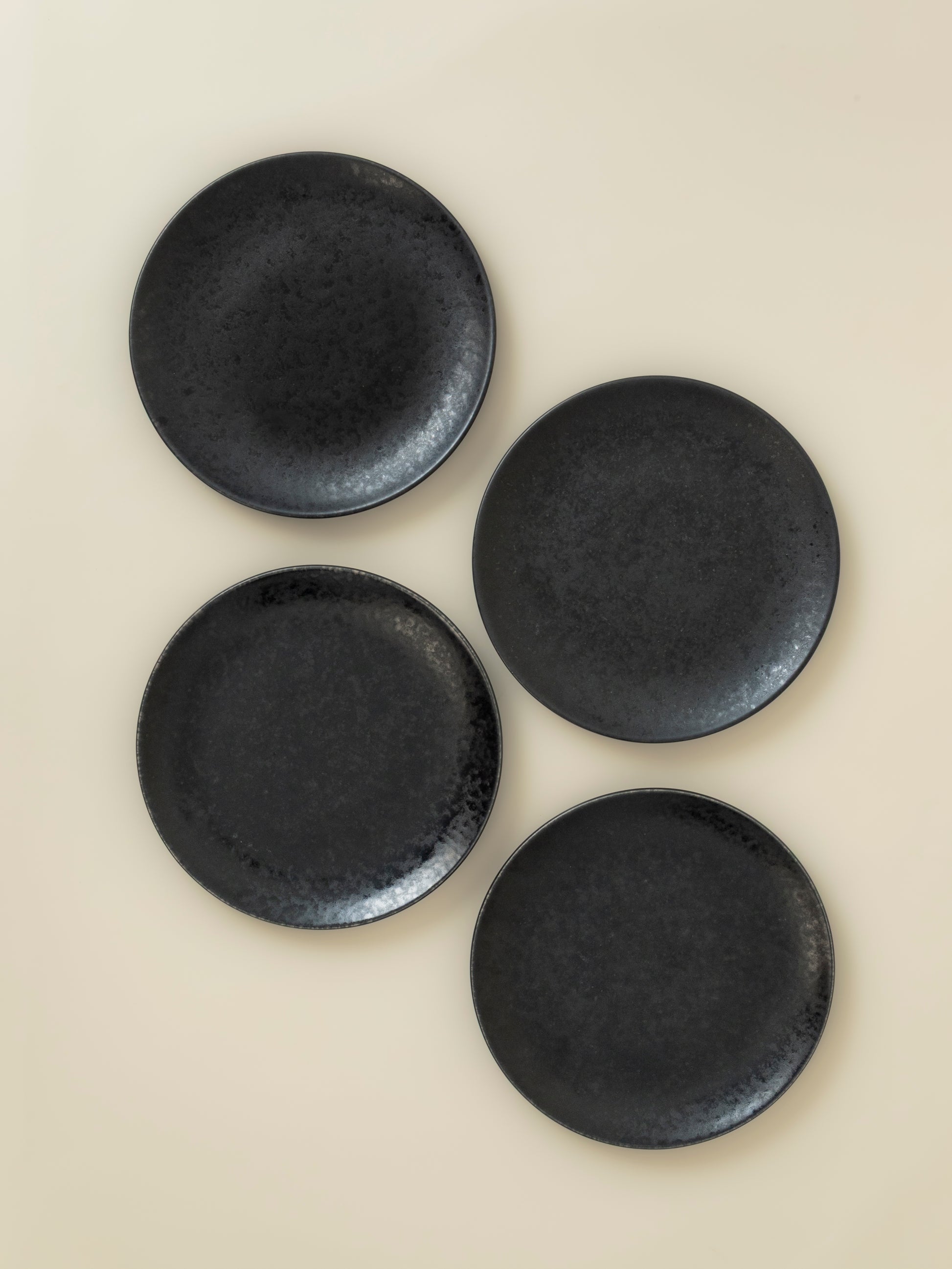 Petite assiette Éclipse - Noir profond