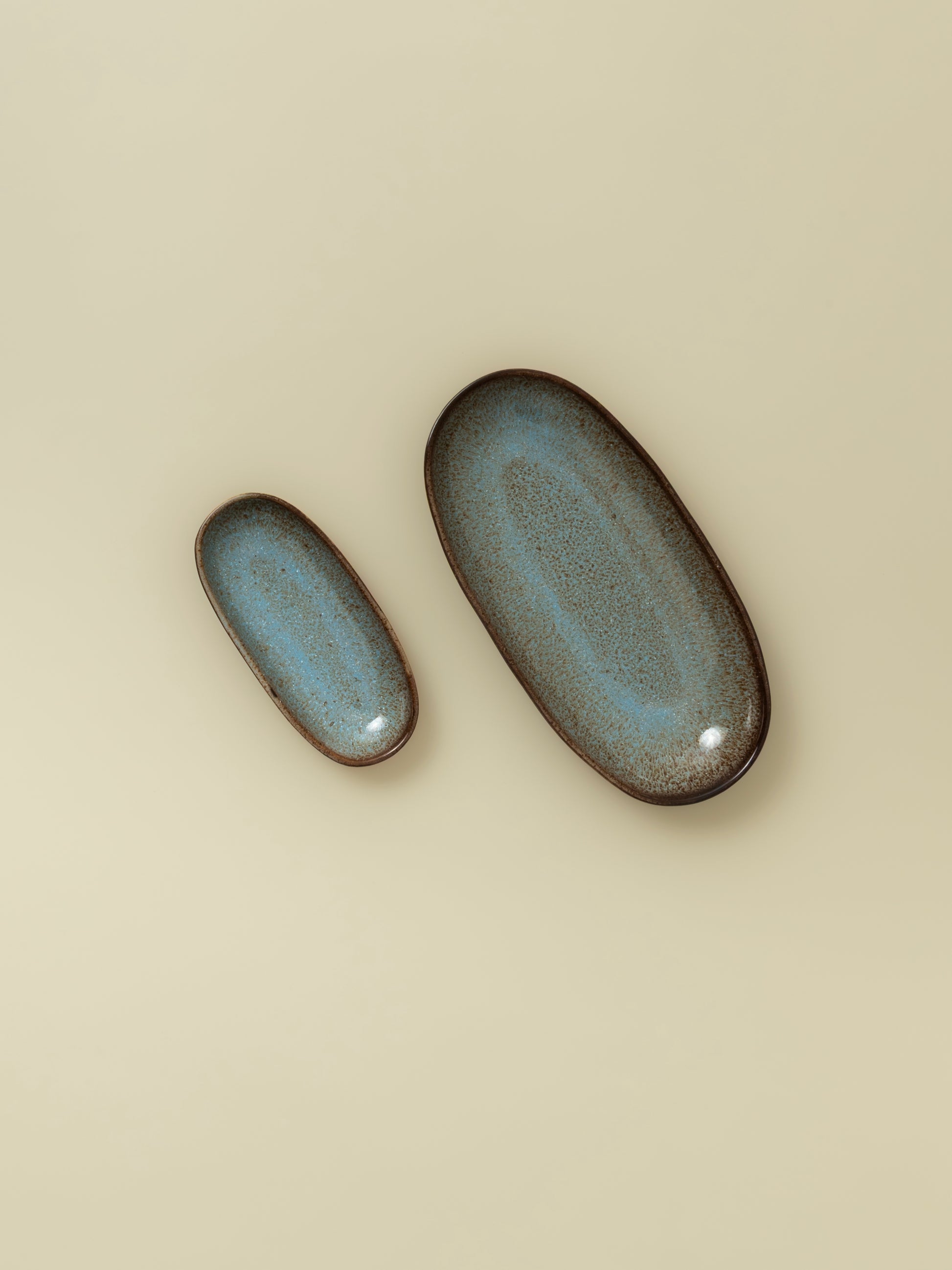 Plat de service S Graines - Bleu ardoise