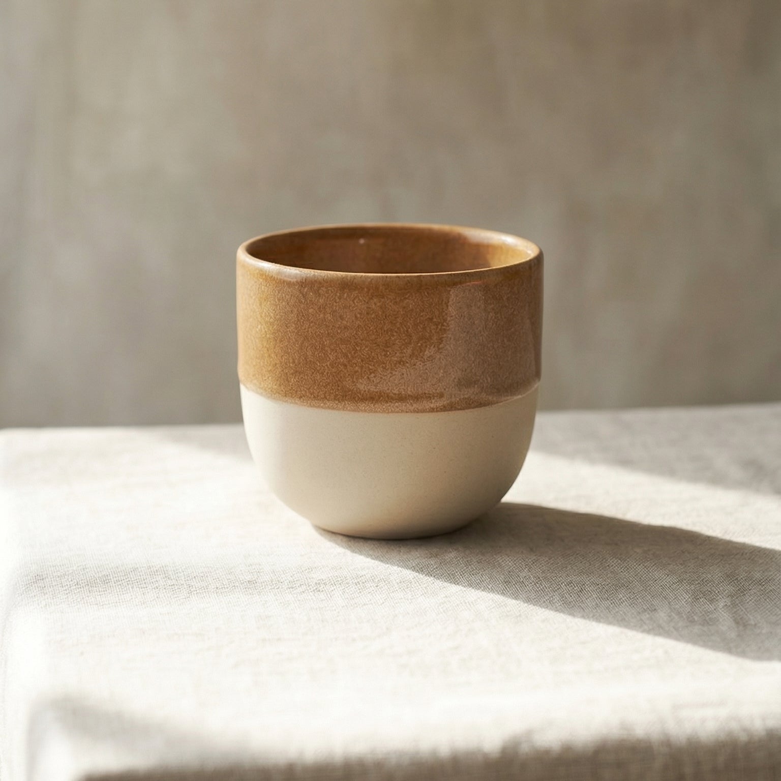 Tasse moyenne - Jaune sable