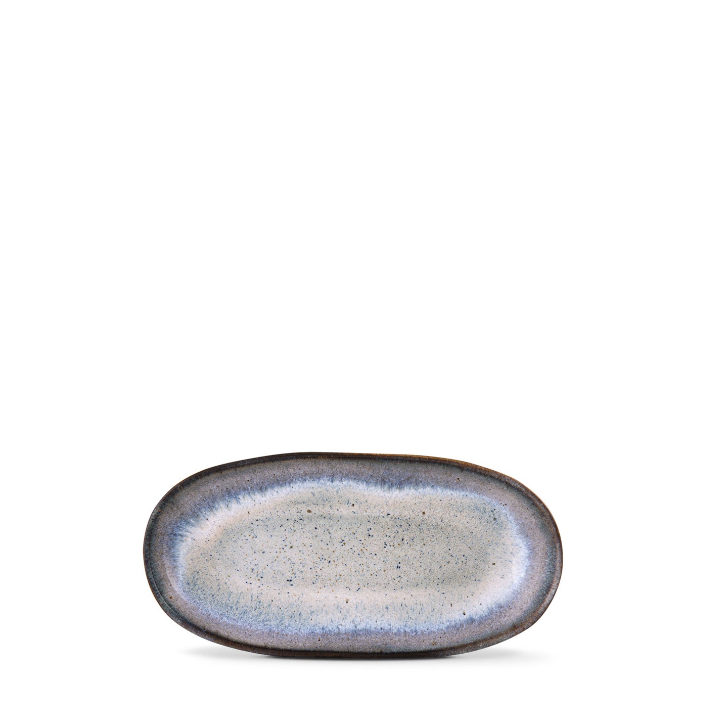 Plat de service S Voile - Bleu nacré