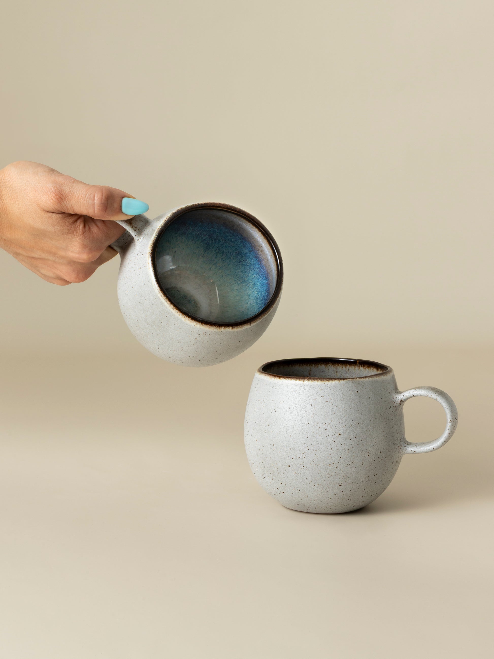 Mug Voile - Bleu nacré