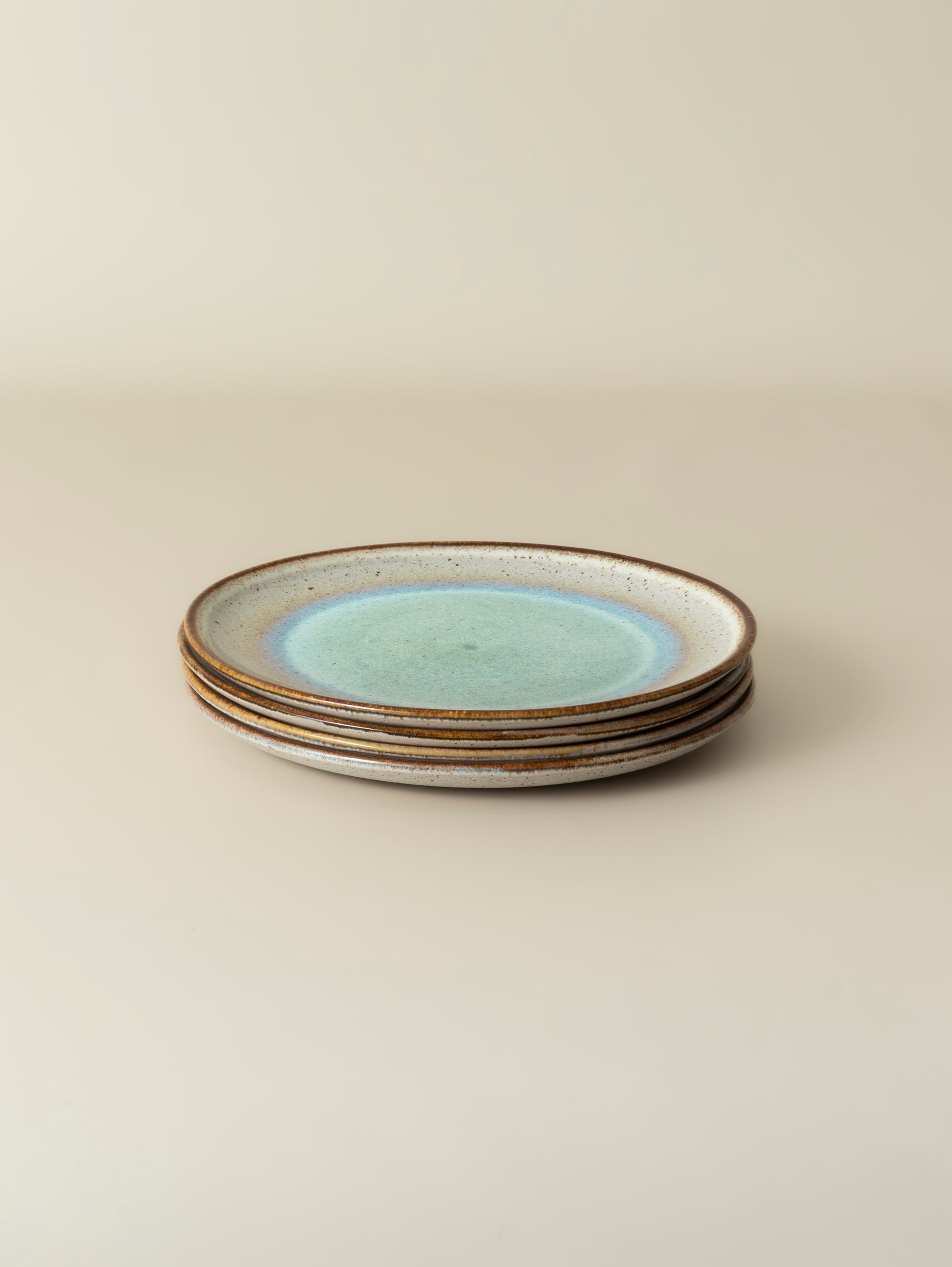 Petite assiette Voile - Bleu nacré