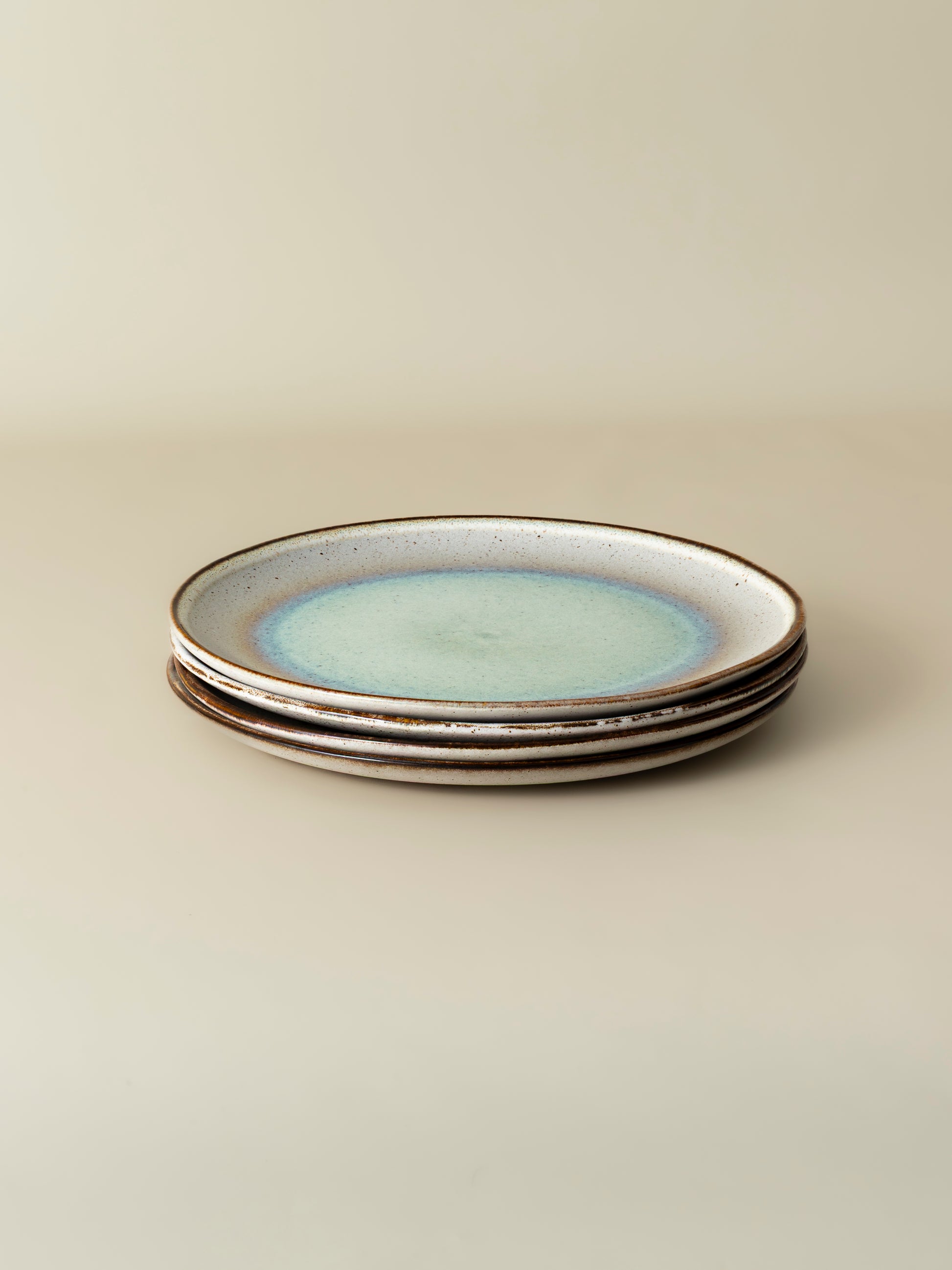 Grande assiette Voile - Bleu nacré