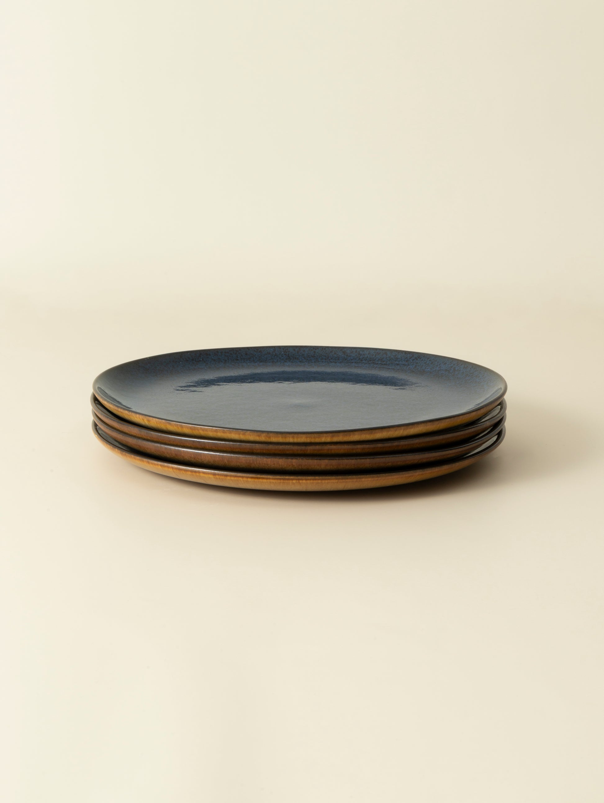 Grande assiette Graines - Bleu marine