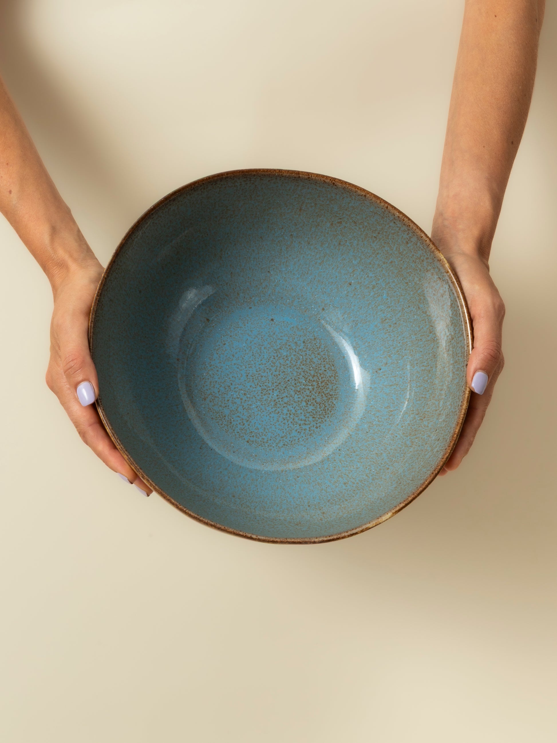 Saladier Graines - Bleu ardoise