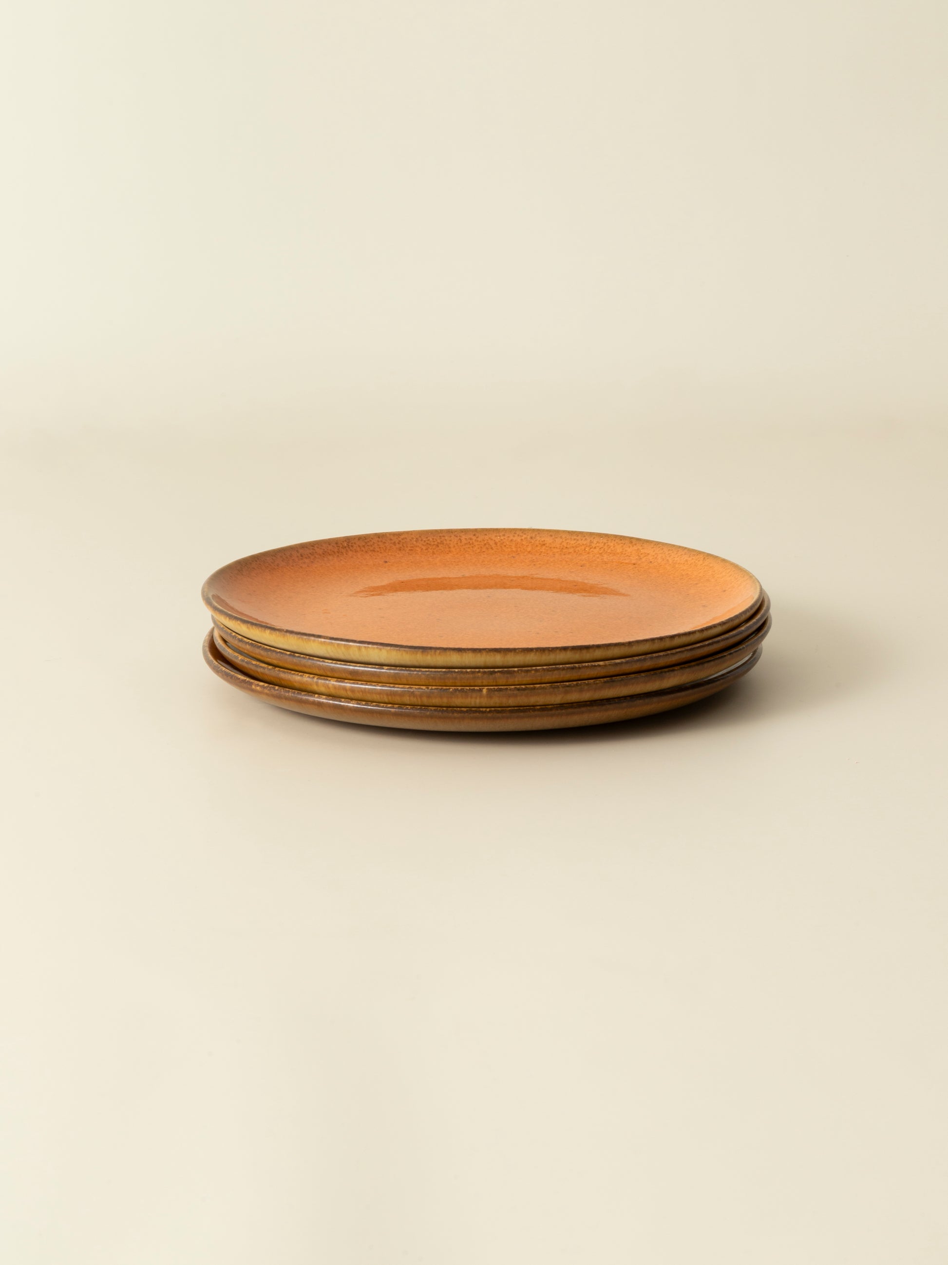 Petite assiette Graines - Orange sienne