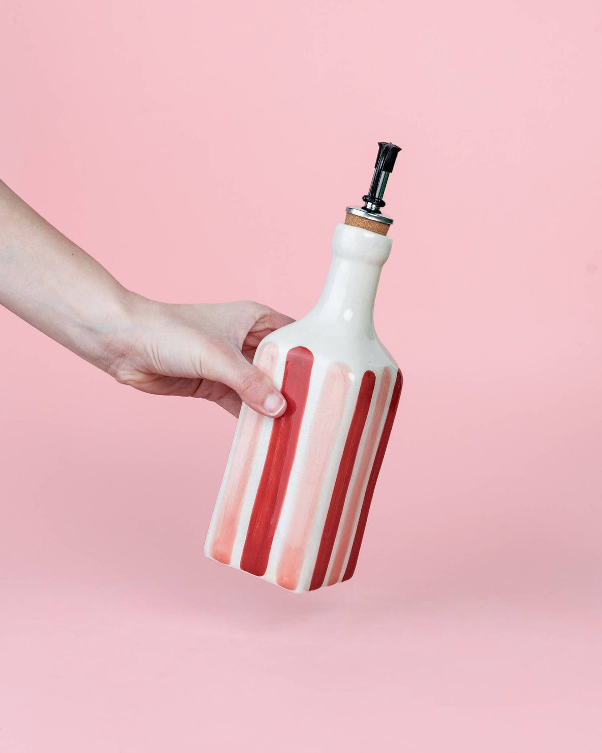 Distributeur d'huile - Rouge et rose